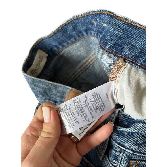 Madewell Baggy Straight Jeans size 28 Blue - Picture 9 of 9